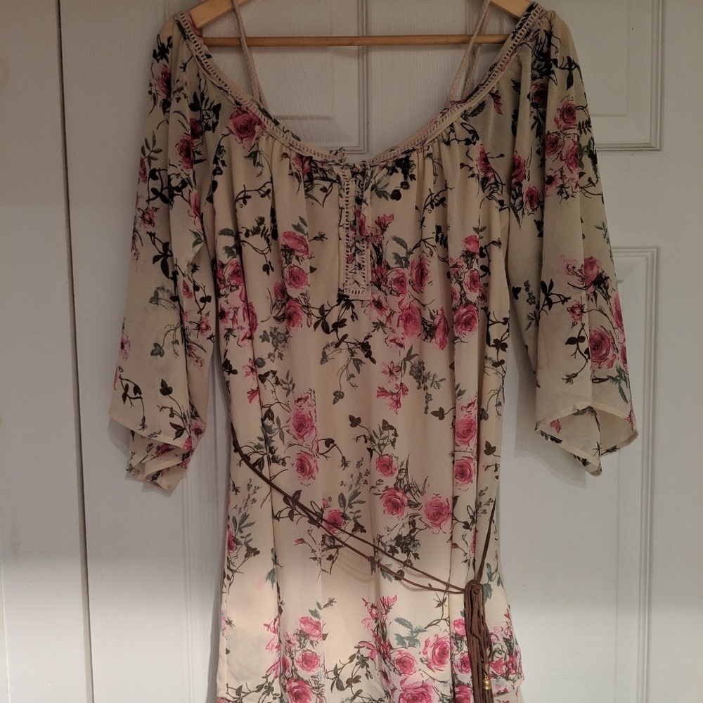 Cute Off Shoulder Day Dress